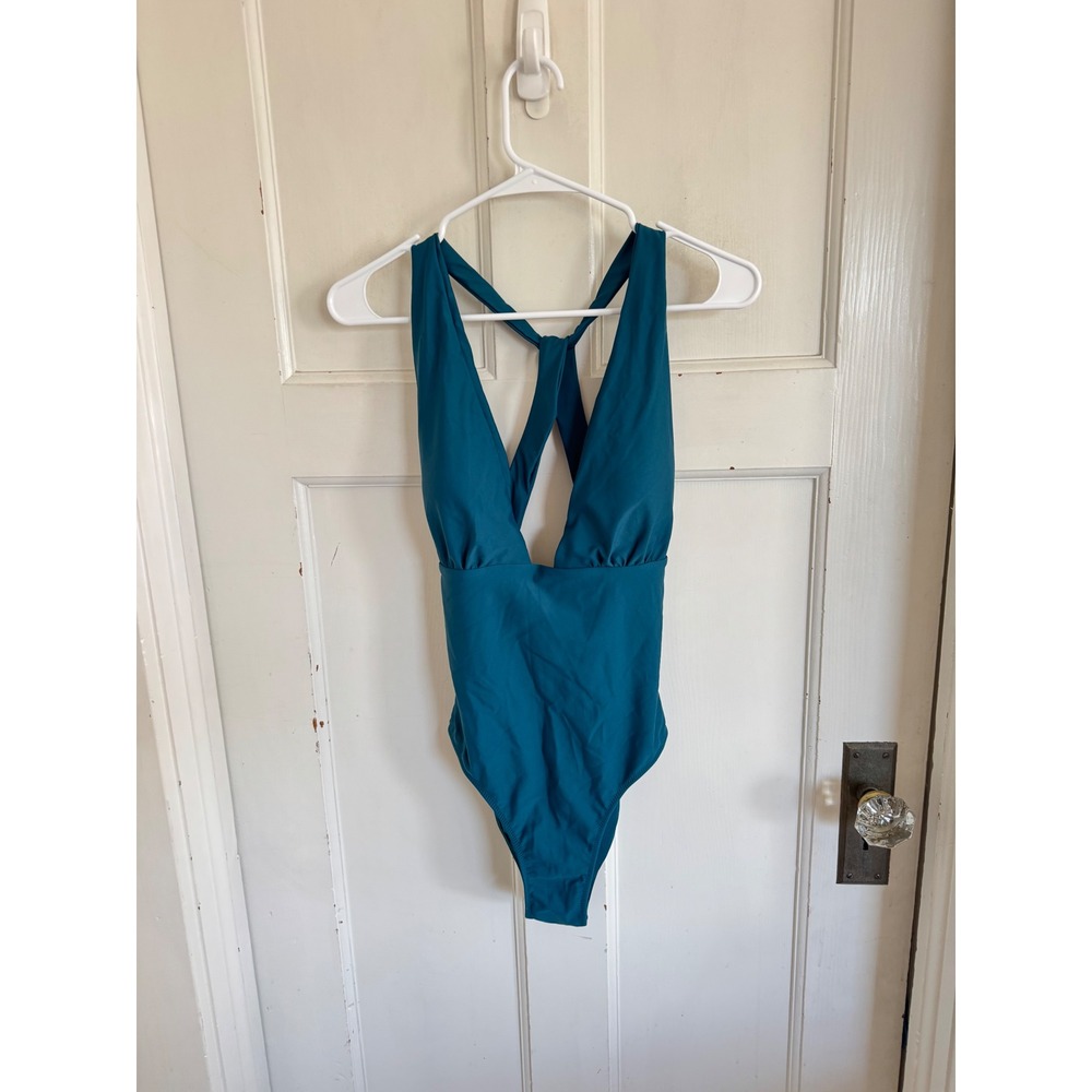 Summersalt dark teal one piece swimsuit size 6